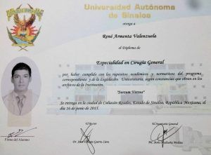 Universidad Autonoma de Sinaloa - Dr. Rene Armenta Valenzuela - Bariatric Surgeon in Mexico