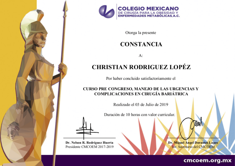 Curso-Precongreso-Manejo-de-las-Urgencias-y-Complicaciones-en-Cirugia-Bariatrica-Dr.-Christian-Rodriguez-Lopez-Certification