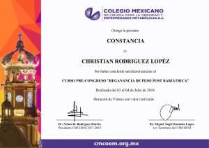 Curso-Precongreso-Reganancia-de-Peso-Post-Bariatrica-Dr.-Christian-Rodriguez-Lopez-Certification