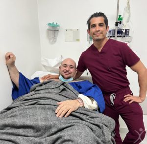 Dr. Christian Rodriguez Lopez with Kevin